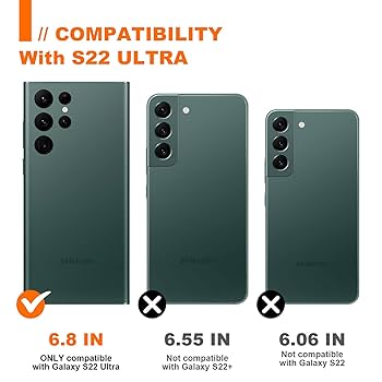 Amazon.co.jp: Nillkin Samsung S22 Ultra用ケース CamShield